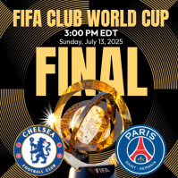 Joyful Joyful Fifa Final Match Instagram Post template