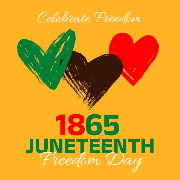 Joyful Juneteenth Instagram Post templaat | PosterMyWall