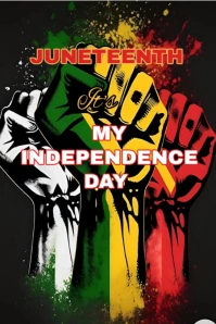 Joyful Juneteenth  Pinterest Graphic template