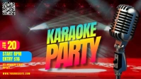 Joyful Karaoke Party Pos Twitter template
