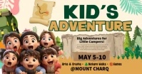 Joyful Kids Adventure  Facebook Shared Image template