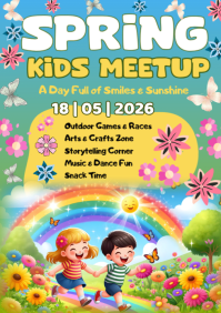 Joyful Kids Meetup A1 template