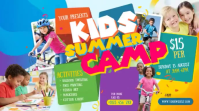 Kids Summer Camp Pantalla Digital Template