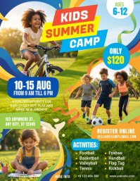Kids Summer Camp Flyer Template