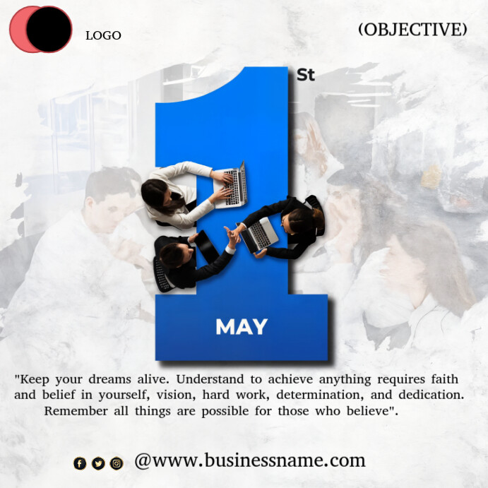 Joyful Labour Day 2025 Instagram Post template