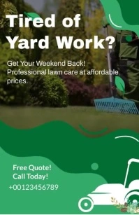 Joyful Lawn Services Tabloid Tabloid template