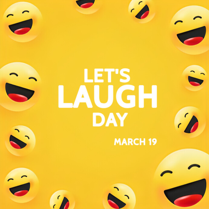 Copy of Joyful Let's Laugh Day Instagram Post Instagram Post | PosterMyWall