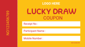 Joyful Lucky Draw Coupon Digital Display (16: template