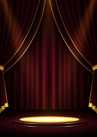 Black Theater Performance A6 Template