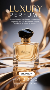 Joyful Luxury Perfume Banner A Instagram Story template