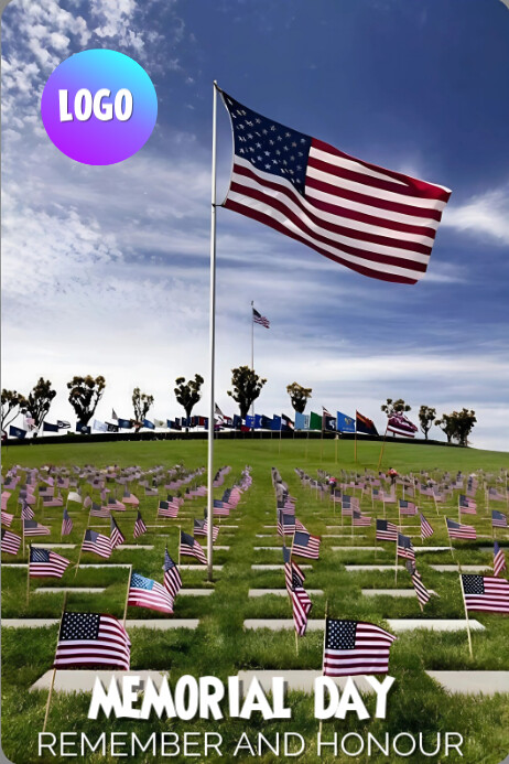 Copy of Joyful Memorial Day Design Flyer Poster | PosterMyWall