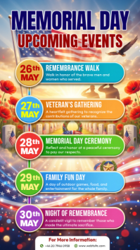 Joyful Memorial Day Events Instagram Story template