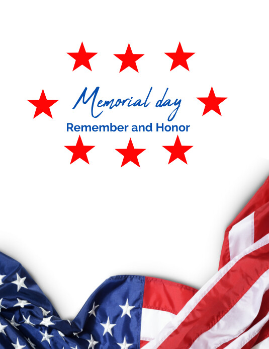 Copy of Joyful Memorial Day Flyer (us Letter) | PosterMyWall