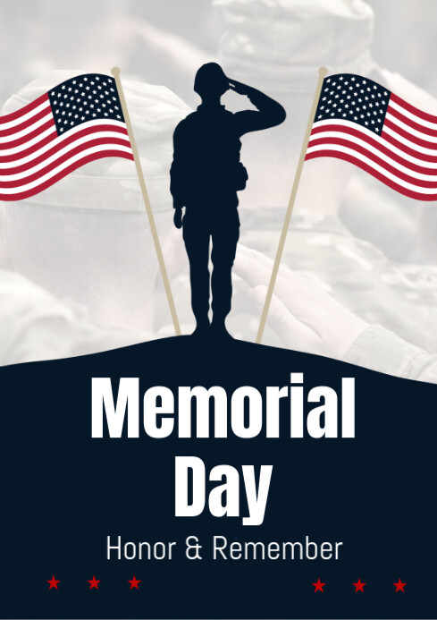 Joyful Memorial Day Flyer A4 Template | PosterMyWall