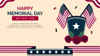 Joyful Memorial Day Twitter Post template