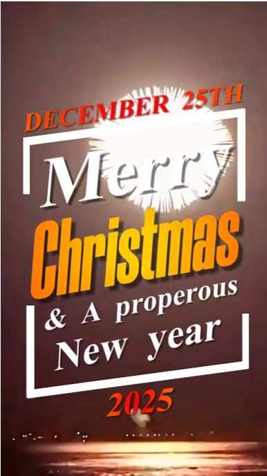 Plantilla de Joyful Merry Christmas And A Prosperous New Year Instagram ...