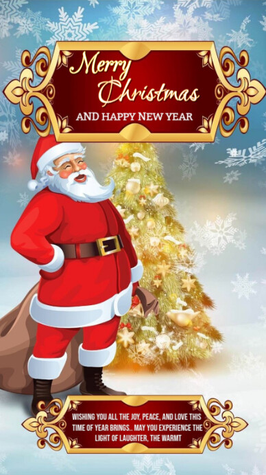 Copy of Joyful Merry Christmas And Happy New Year Wishes Instagram ...
