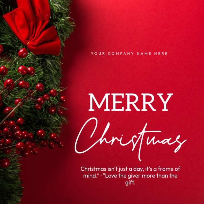 Copy of Joyful Merry Christmas Instagram Post | PosterMyWall
