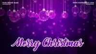 Joyful Merry Christmas Presentation | Zoom Video Template Presentazione (16:9)