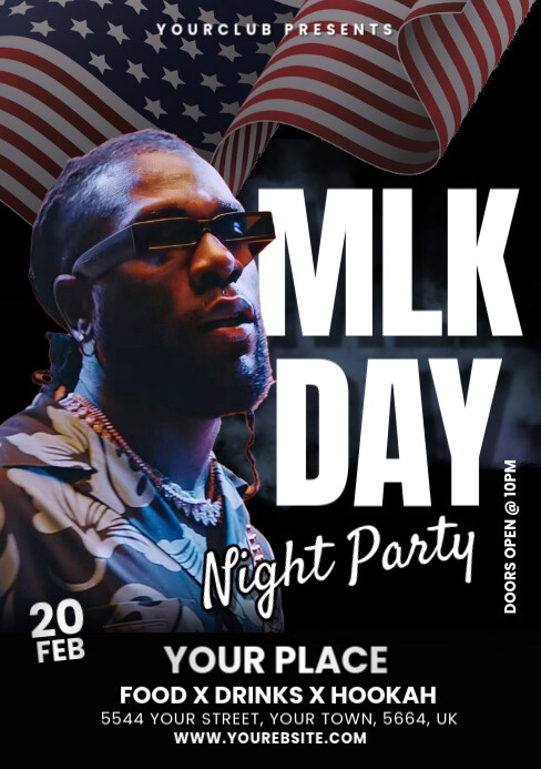 Joyful Mlk Day Poster A5 Template | PosterMyWall