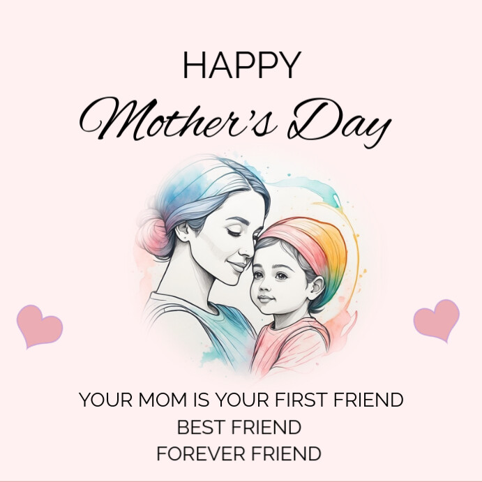 Joyful Mother,'s Day Instagram Post template
