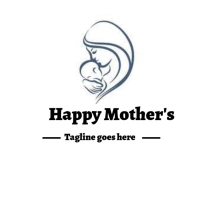 Joyful Mothers  Logo template
