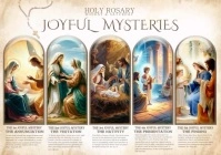 Joyful Mysteries A4 template