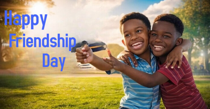 Joyful National Best Friend Day  Facebook Ad template