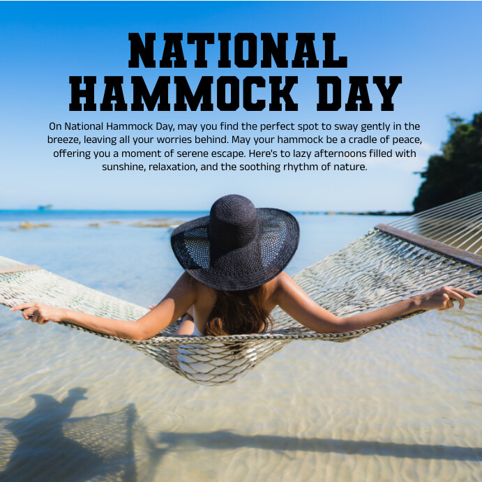 Copy of Joyful National Hammock Day Instagram Post | PosterMyWall