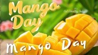 Joyful Neon Mango Day Digital Display (16:9) template