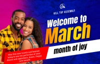 Joyful New Month Tabloid template