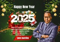 Joyful New Year A1 template