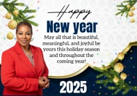 Joyful New Year A3 template