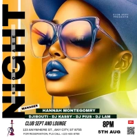 Joyful Night Show Case Instagram Post template