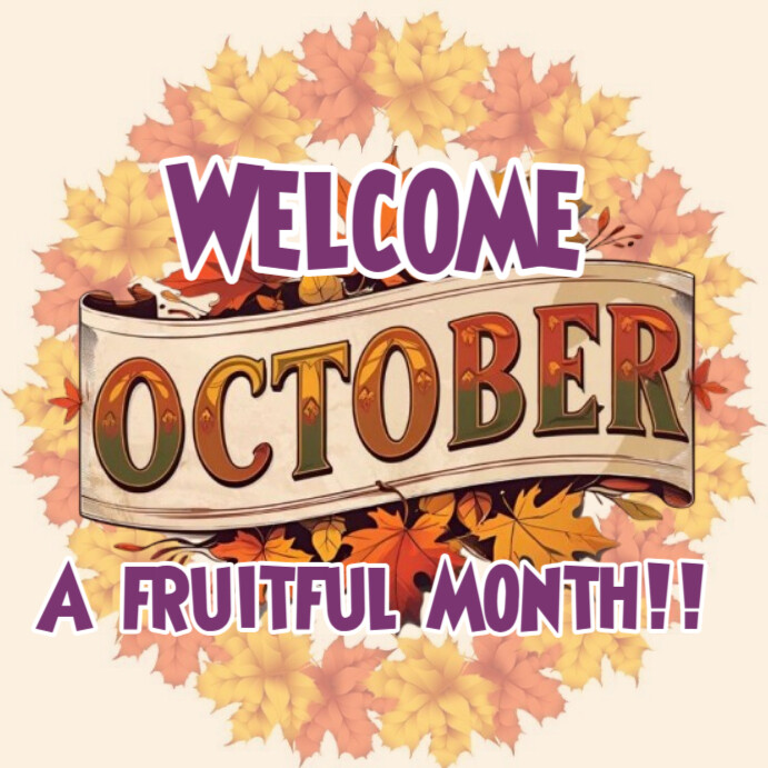 Plantilla de Joyful October Instagram Post | PosterMyWall