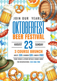Joyful Oktoberfest Celebration A6 template
