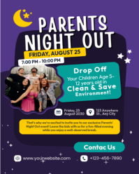 Joyful Parent's Night Out Instagram Portrait template