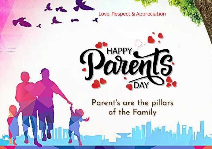 Joyful Parent Day  A4 template
