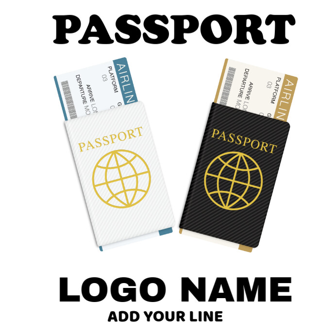 Joyful Passport Logo Logo template