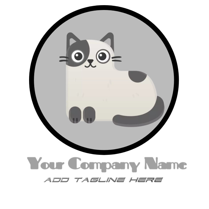 Joyful Pet  Logo Logótipo template