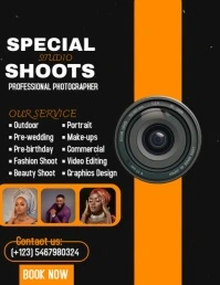 Joyful Photo Shoots Flyer (us Letter) template