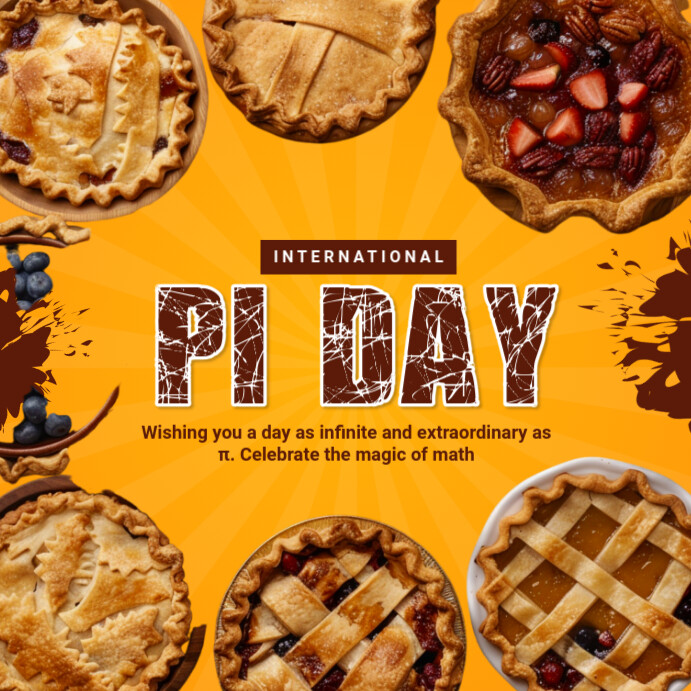 Joyful Pi Day Instagram Post Template | PosterMyWall