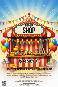 Pop-up Shop Tumblr Graphic Template