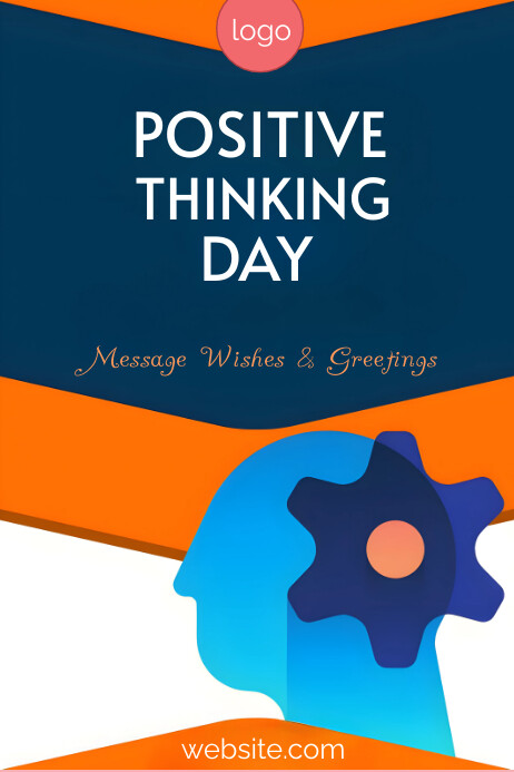 Joyful Positive Thinking Poster Template PosterMyWall