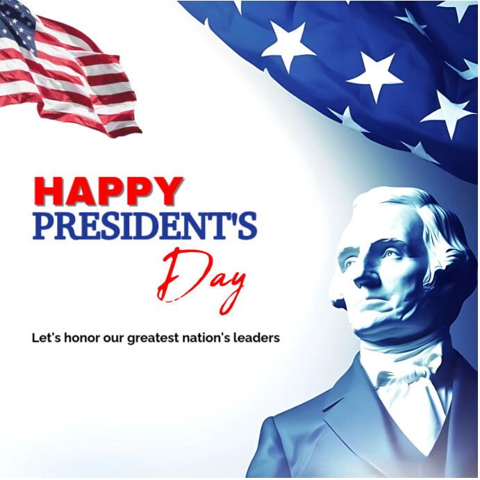 Joyful President Day Instagram Post Template | PosterMyWall