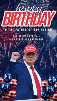 Joyful Presidential Birthday Celebration Instagram Story Video Indaba yaku-Instagram template