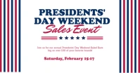 Joyful Presidents' Day Facebook Shared Image template