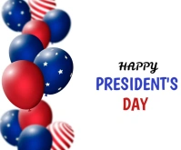 Joyful Presidents Day Celebration  Medium Rectangle Umugqa Ophakathi template