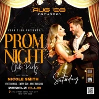Joyful Prom Night Party Instagram Post template