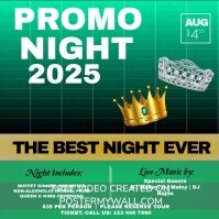 Joyful Promo Night 2025 Instagram Post Instagram-Beitrag template